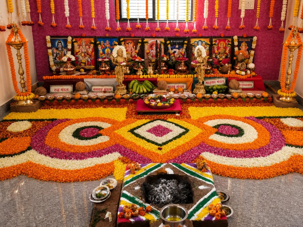 Real Pooja Setup